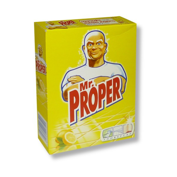 Чистящий порошок Мистер Пропер  400гр лимон