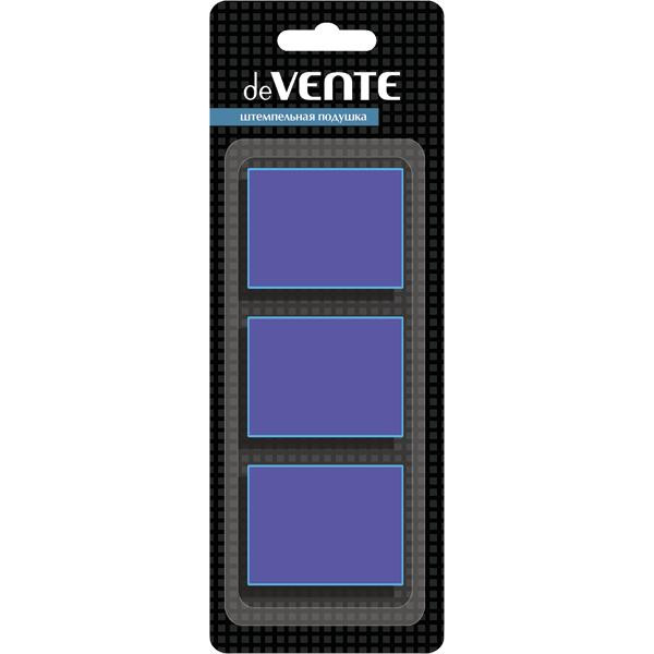 Штемпельная подушка сменная "deVENTE" синяя для моделей 8010,8015,8020,9040,9045