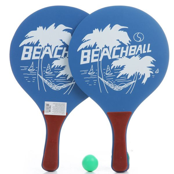 Теннис пляжный 2 ракетки+мяч в сетке