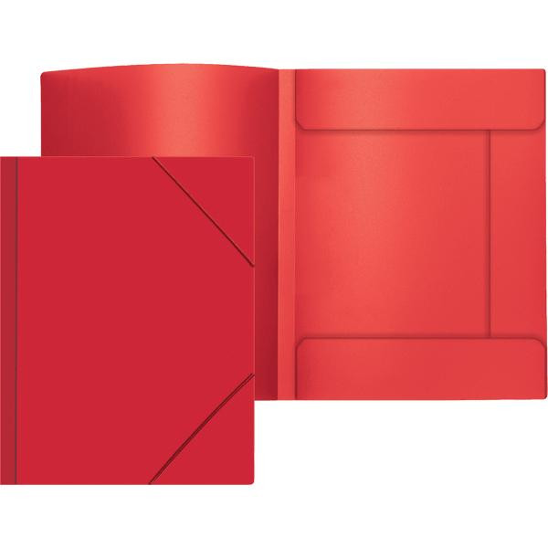 Папка  с резинкой "Attomex" 500мкм, 3 клапана, красная