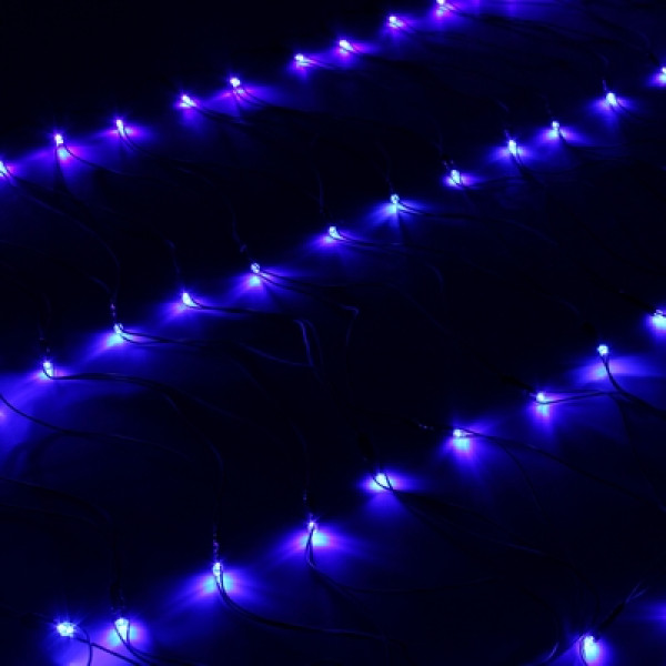 Электрогирлянда 96л. LED 0,7м синий