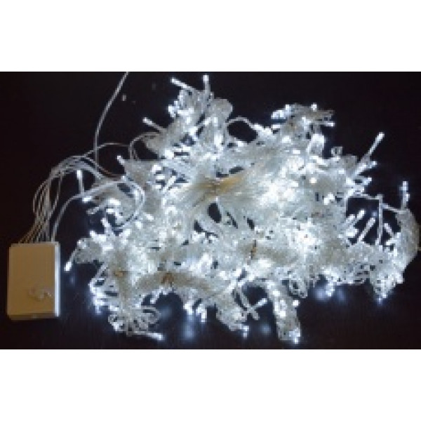 Электрогирлянда-панно LED снежн. D50 бел.