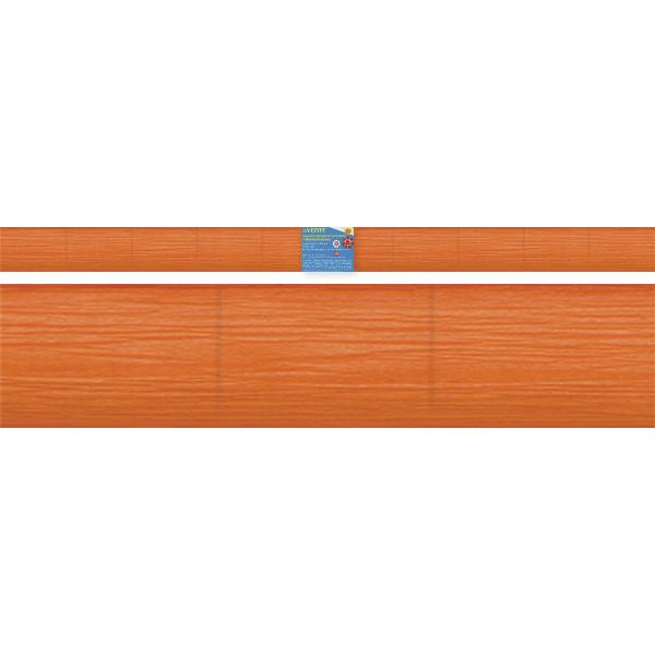 Бумага гофрированная флористическая "Attomex" 140 г/м², 50x250 см  оранжевая