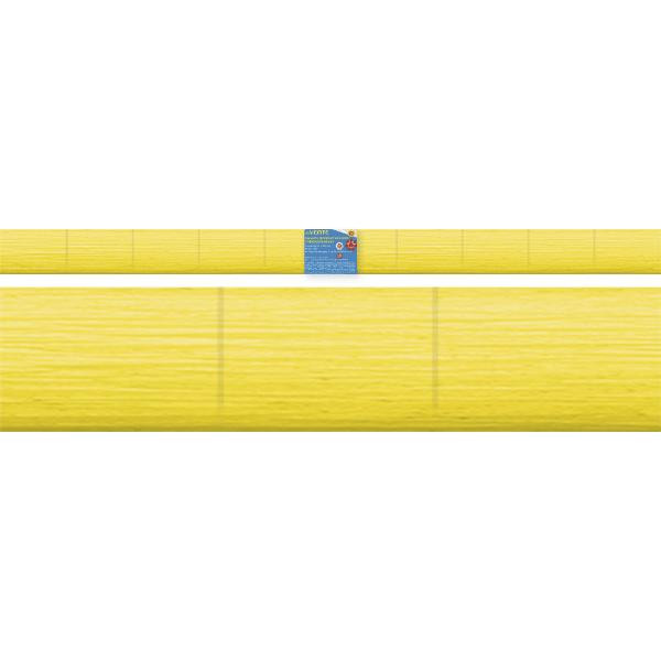 Бумага гофрированная флористическая "DeVente" 140 г/м², 50x250  лимонно-желтая