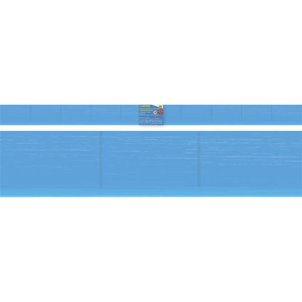 Бумага гофрированная флористическая "DeVente" 140 г/м², 50x250, небесно-голубая