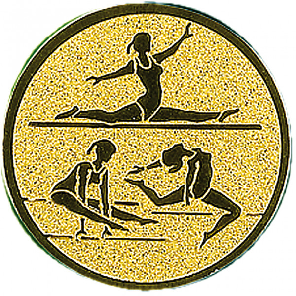Эмблема Гимнаст. спорт.. 151 25 мм золото