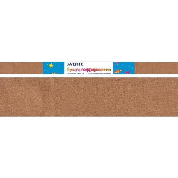 Бумага гофрированная "deVENTE" 32 г/м2, 50x250 см светло-коричневая