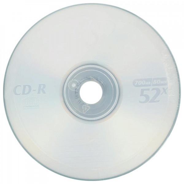 Диск VS CD-R 700Mb 52x Bulk 50шт белые, подходят для печати