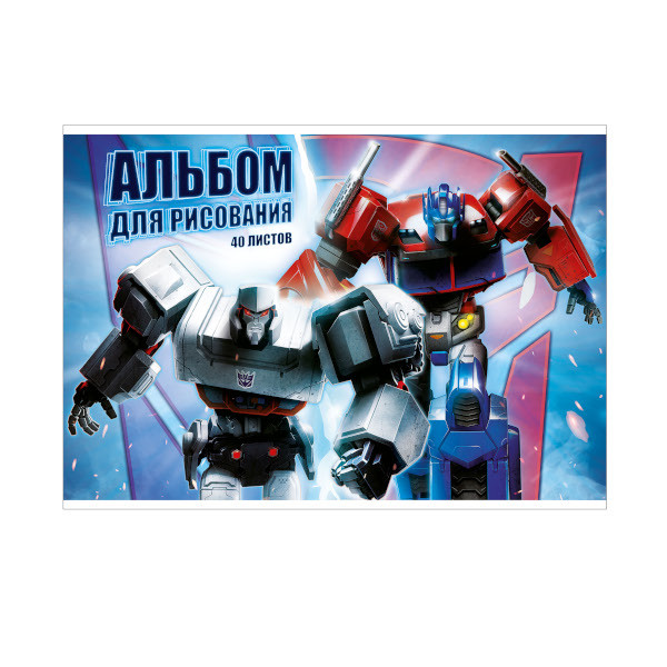 Альбом 40 л. А4 Transformers клей