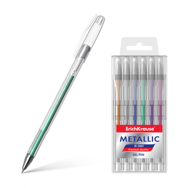 Ручка  гелевая  R-301 Metallic