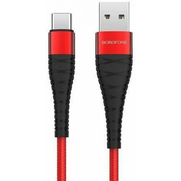 Кабель USB ВХ32 1,0м красный