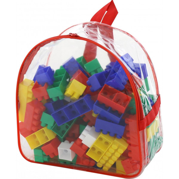 Конструктор Гигант 100 эл. в рюкзаке