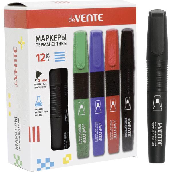 Маркер "deVente" черный, ширина линии 4 мм