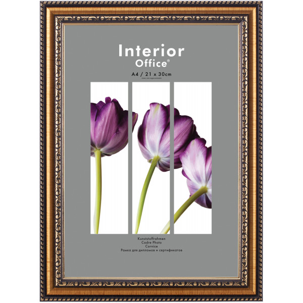 Фоторамка Interion Office 21*30 золото 786, стекло