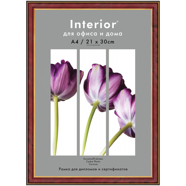 Фоторамка Interion Office 21*30 яшма 283, стекло