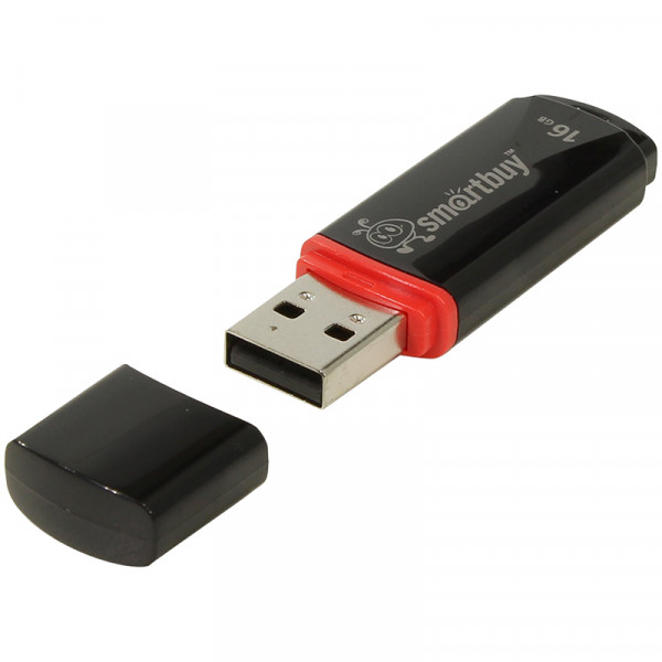 Флеш-память 16GB Smart Buy USB черная Crown SB16GBCRW-K