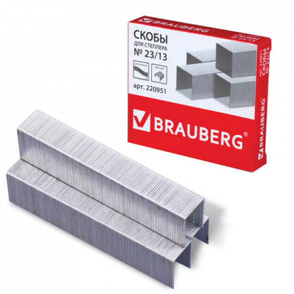 Скобы №23/13 Brauberg
