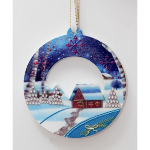 Украшение подвес. 8*8,5см.