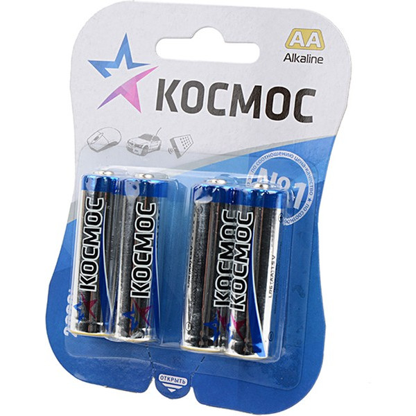 Батарейка Космос LR06 BL4