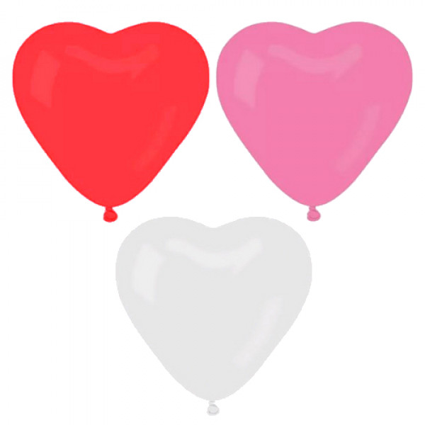 Шар 12" Сердце Пастель ассорти/50