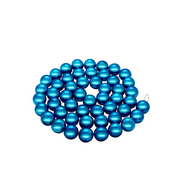Цепь пластик. шары 3см-80шт, 2,5м синий