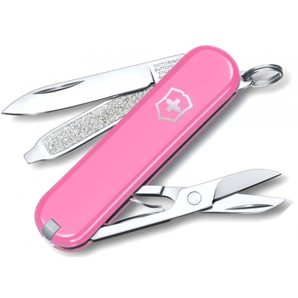 Нож перочинный Victorinox Classic 58мм, 7функ. светло-розовый.