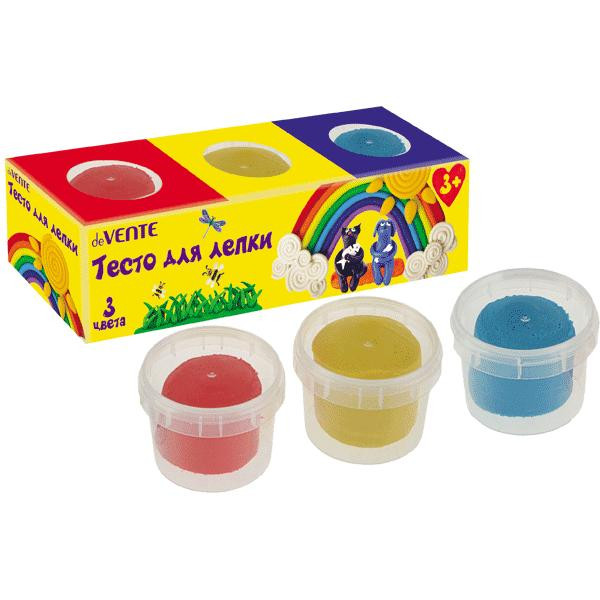 Тесто для лепки "DeVente" 3цв. 270г.