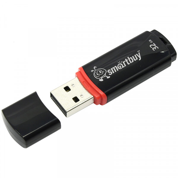 Флеш-память 32GB Smart Buy USB Crown черный