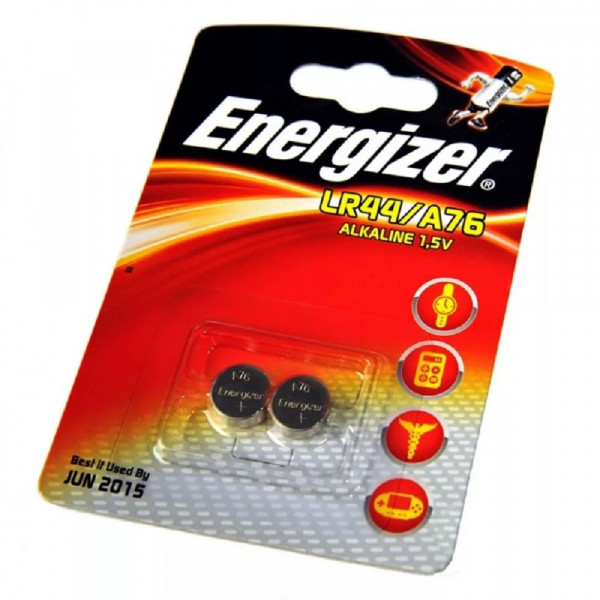 Батарейка Energizer LR44/A76 BL2 ЦЕНА ЗА ШТ.