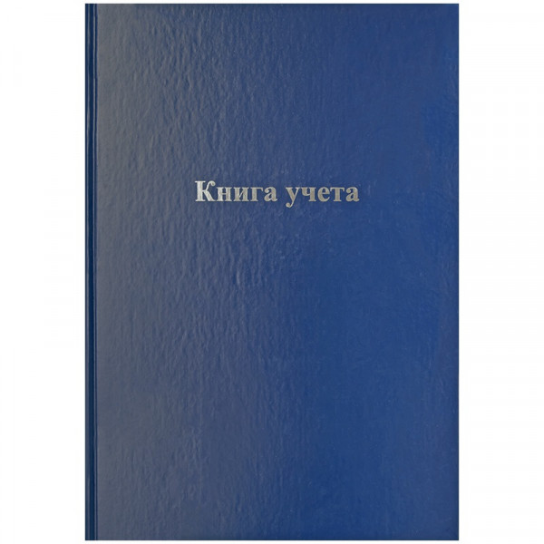 Книга учета 192л. А4 клетка офсет бумвинил.