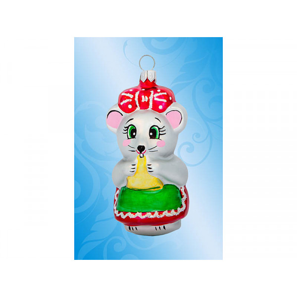 Украшение декор. "Мышка" 9*22