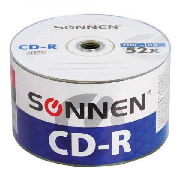 Диск CD-R 700MB Sonnen 52* Bulk 50шт