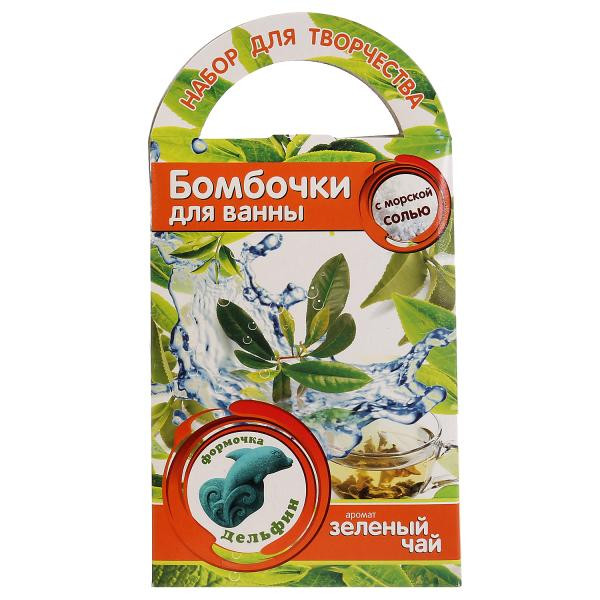 Бомбочки для ванны своими руками. Зеленый чай