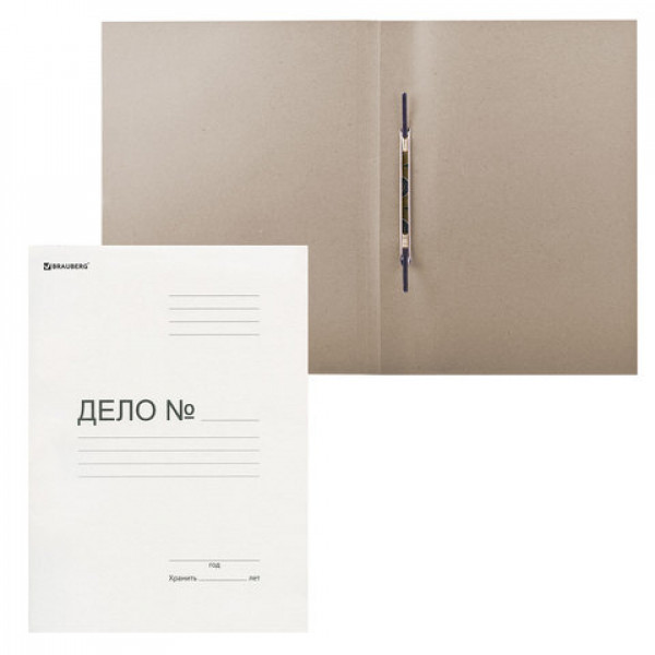 Скоросшиватель картон. мелов. 440г/м2 до 200л