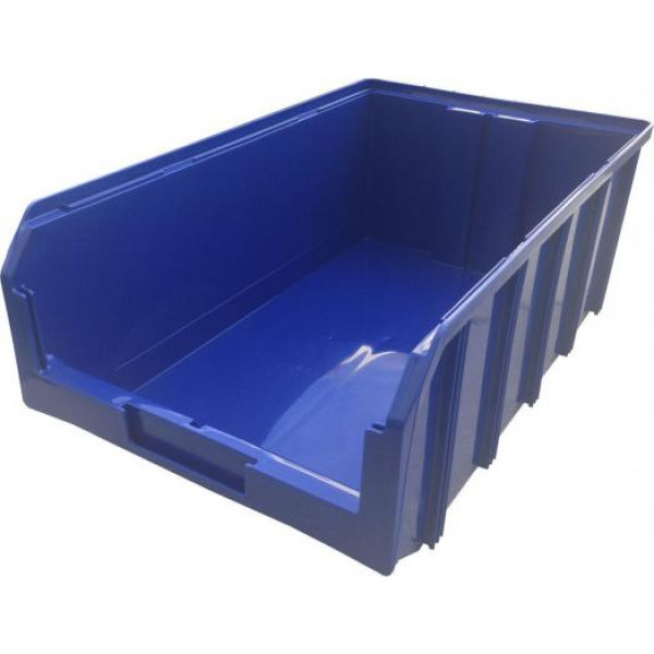 Ящик пластик. 502*305*184 синий V-4