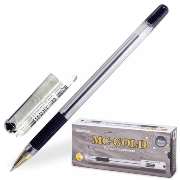 Ручка шариковая "MC GOLD" черная 0.5 мм