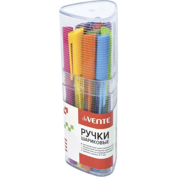 Набор ручек шарик. 12цв. "deVENTE. Trio" d=0,7 мм.