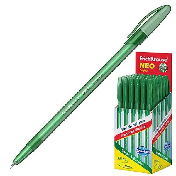Ручка шариковая ErichKrause® Neo Original, зеленый