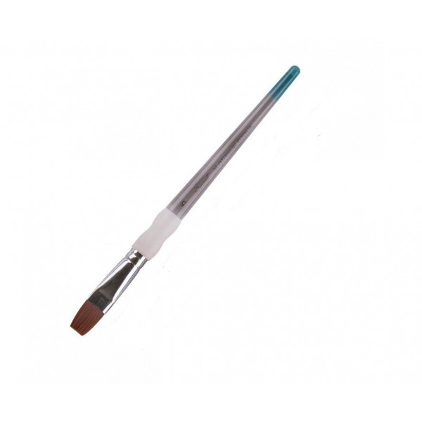 Кисть синтетика №5 плоская, ручка пластиковая (13мм)