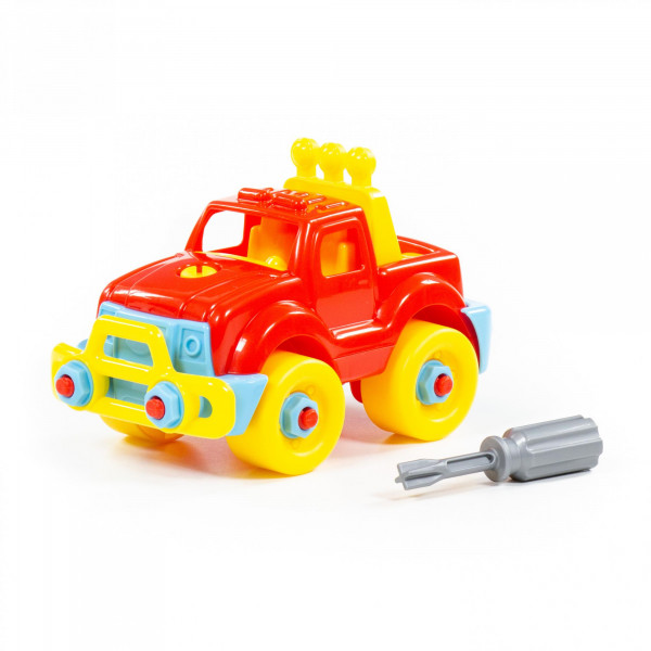 Конструктор-транспорт "Джип" 22эл.