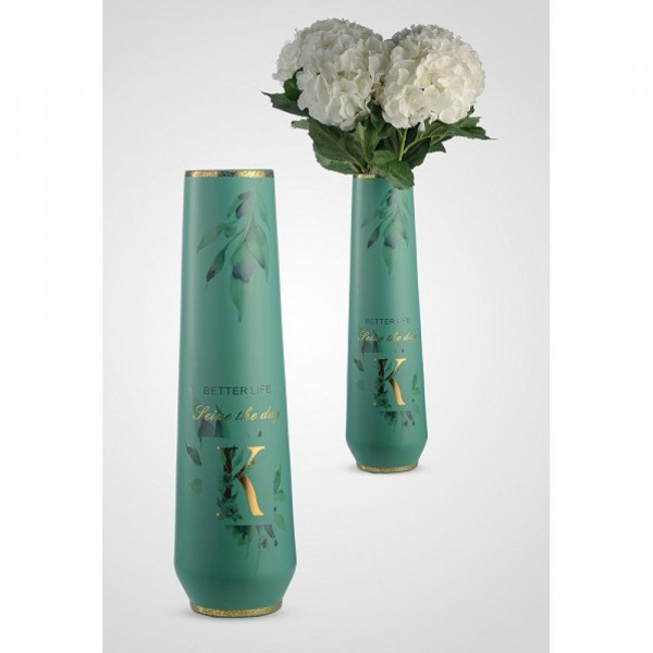 Ваза бирюзовая