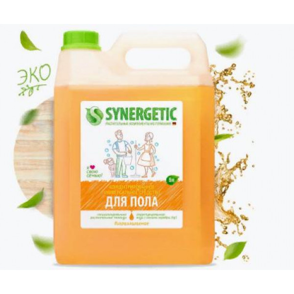Средство д/полов, стен SYNERGETIC 1л