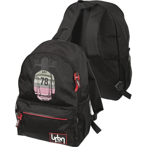 Рюкзак подростковый "deVENTE. Urban" 44x31x20 см, текстильный, черный