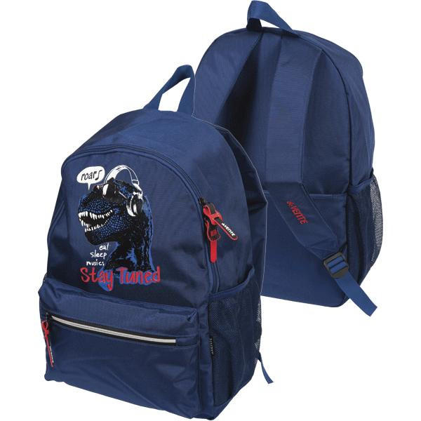 Рюкзак подростковый "deVENTE. Stay Tuned" 44x31x20 см, текстильный, темно-синий