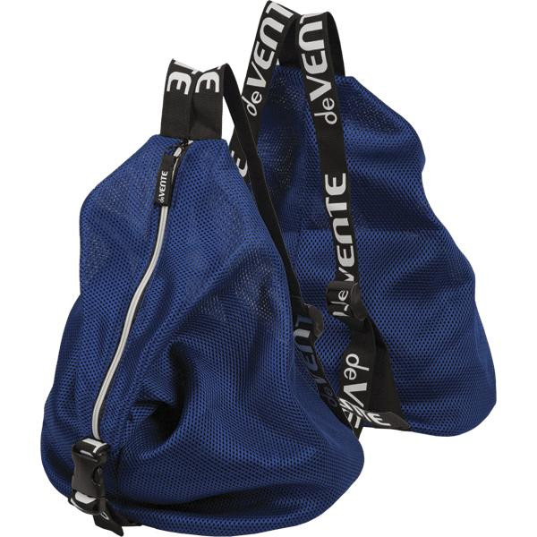 Сумка-рюкзак для сменной обуви "deVENTE. Mesh" 42x34x22 см, на молнии, синяя