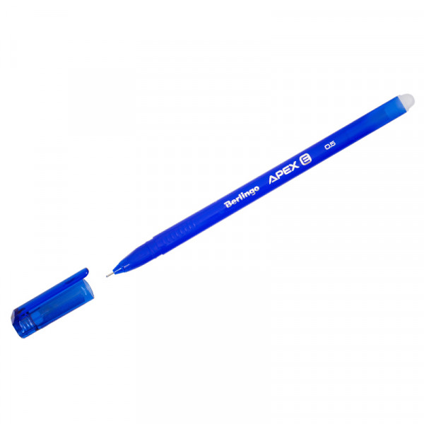 Ручка гелевая Berlingo стираемая 0,5мм синяя 3-х гр