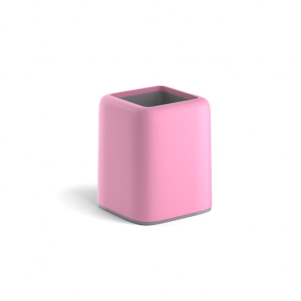Подставка пластик."Forte Pastel" EK розовый с серой вставкой