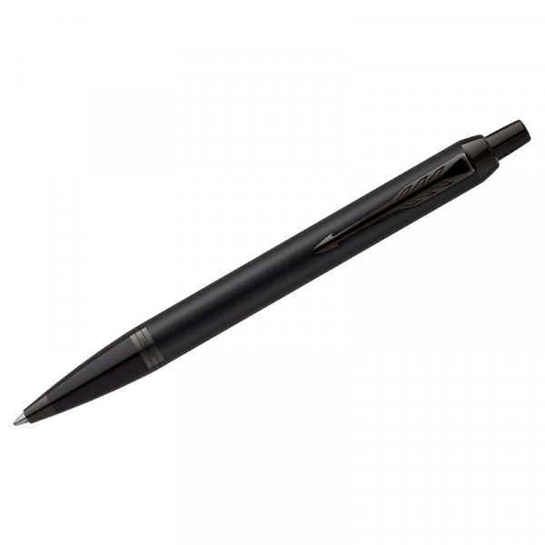 Ручка шариковая Parker "IM Achromatic Black" 1мм синяя