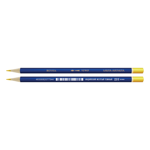 Акварельный карандаш Fine  VISTA-ARTISTA индийский желтый темный