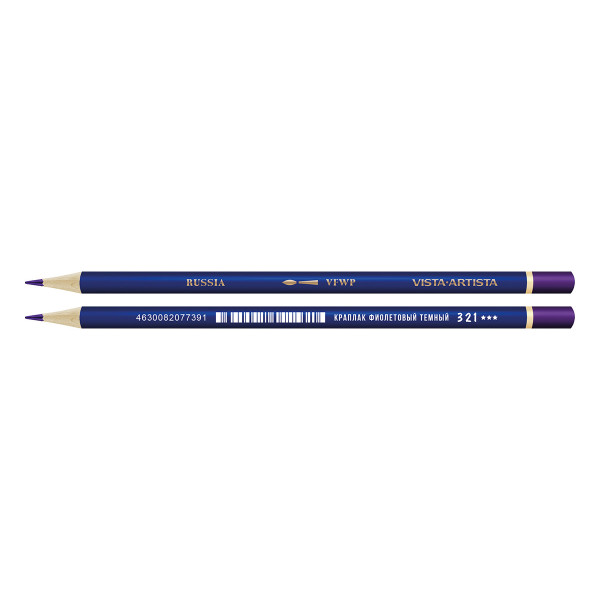 Акварельный карандаш Fine  VISTA-ARTISTA краплак фиолетовый темный